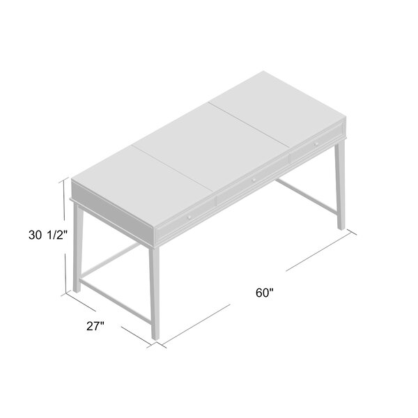 Birch Lane Rectangle Writing Desk And Reviews Wayfairca